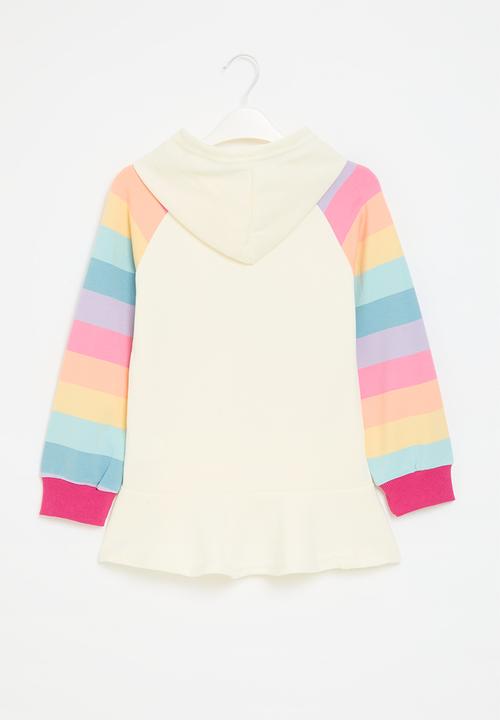 Pop Candy - Hooded dress - ecru