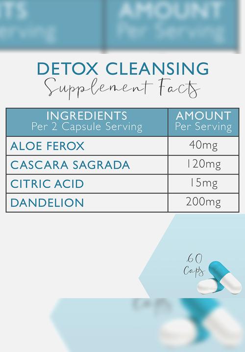 SKIN NUTRITION - Detox Cleansing Capsules