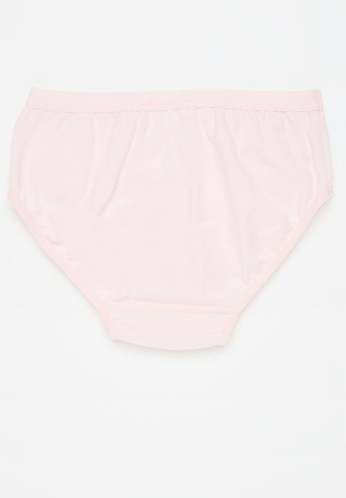 Pop Candy - 3 Pack briefs - pink & white