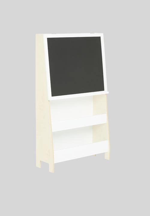 Sixth Floor - Blackboard storage rack - natural & white