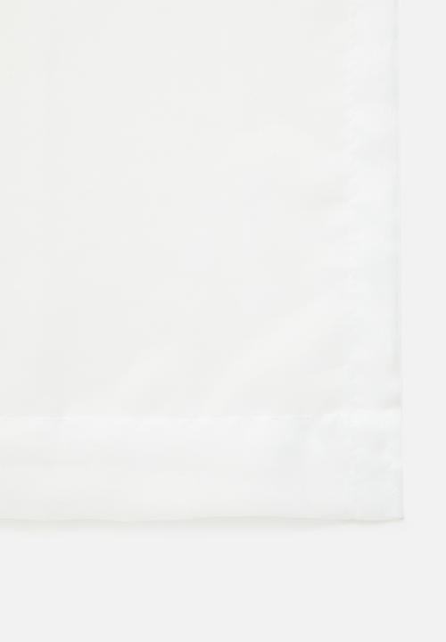 Design Collection - Plain Voile Eyelet twin pack - white