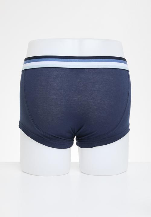 Brave Soul - Mbx-606lennox 5 pack - navy & pale blue