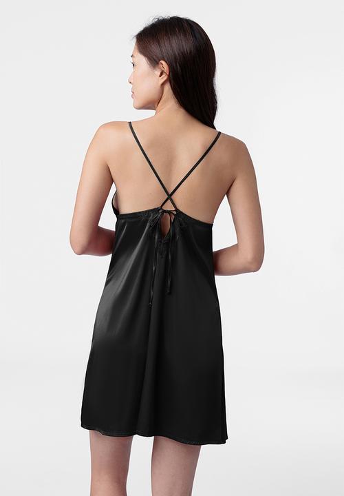 DORINA - Abelia nightie - black