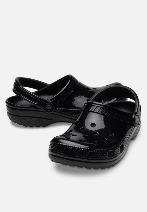 Crocs - Classic high shine clog - black