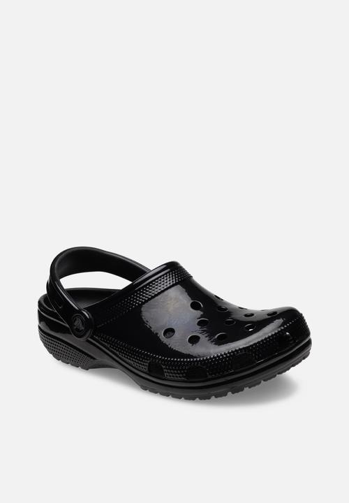 Crocs - Classic high shine clog - black