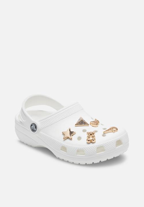 Crocs - Gold icons - 5 pack - gold