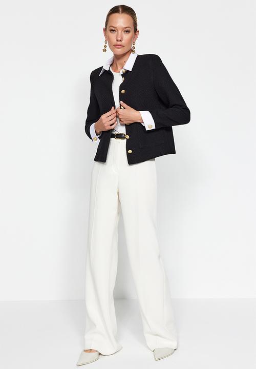 Trendyol - Collar blacker jacket - black
