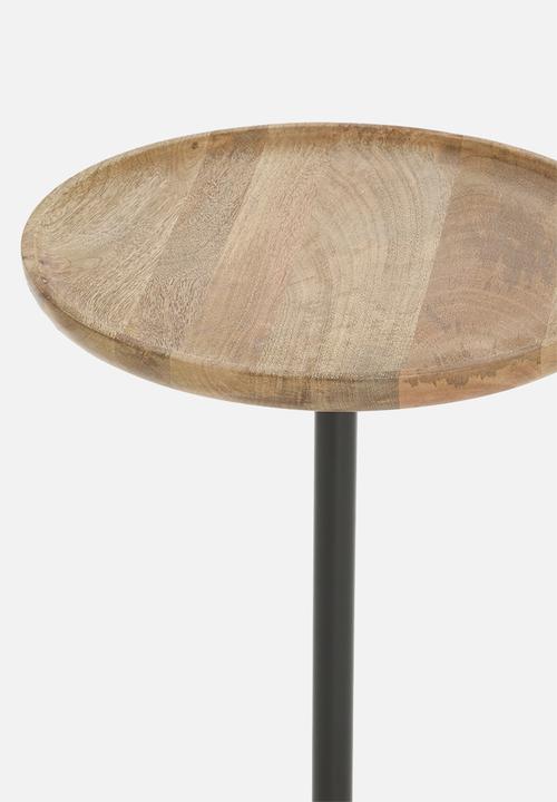 SF Collection - Kaisley side table - white & natural