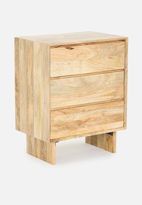 SF Collection - Madden 3 drawer storage - natural