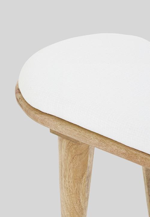 Sixth Floor - Phoenix bench - natural & white 