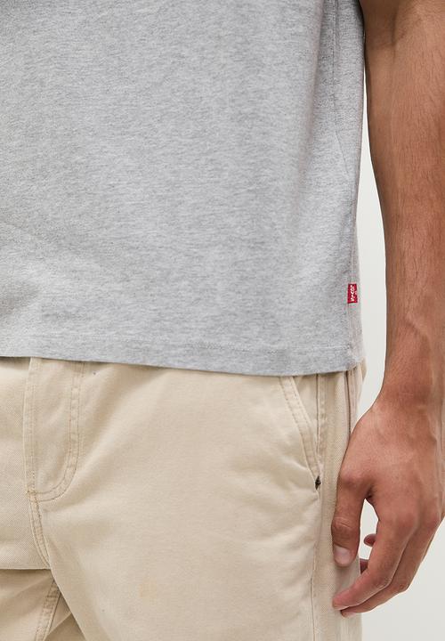 Levi’s® - GRAPHIC SET-IN NECK GRAPHIC H215 MIDTONE HTR GREY