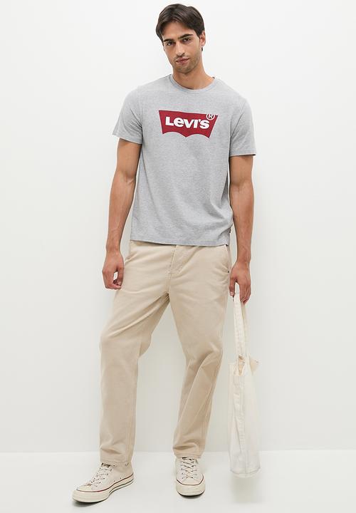 Levi’s® - GRAPHIC SET-IN NECK GRAPHIC H215 MIDTONE HTR GREY