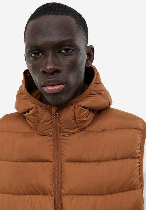 H&M - Padded lightweight gilet - Brown