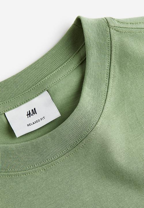 H&M - Loose fit printed T-shirt - Green