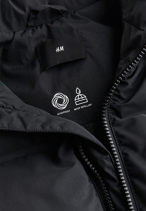 H&M - Water-repellent puffer gilet - black