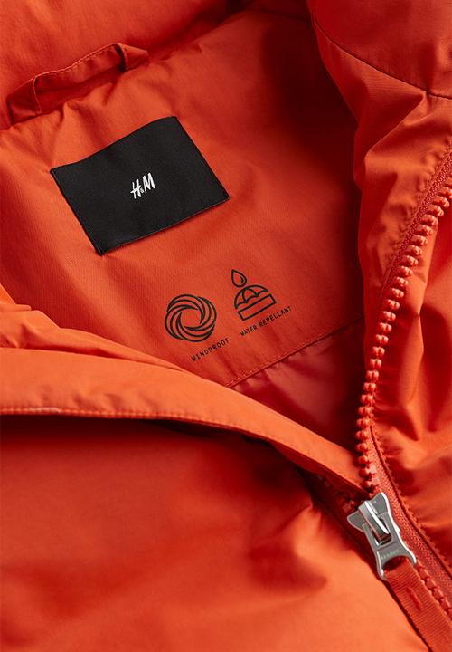 H&M - Water-repellent puffer gilet - orange