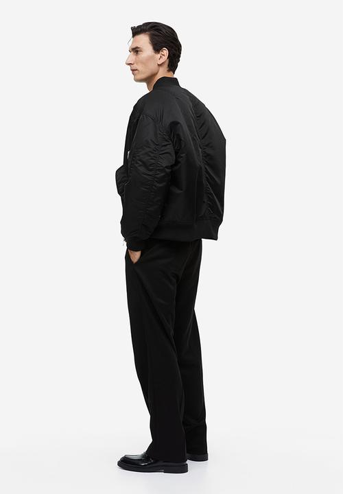 H&M - Loose fit bomber jacket - black