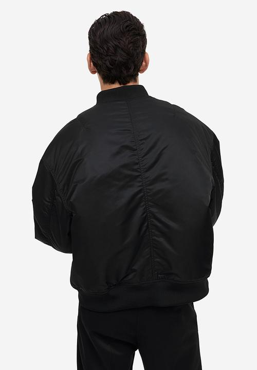 H&M - Loose fit bomber jacket - black