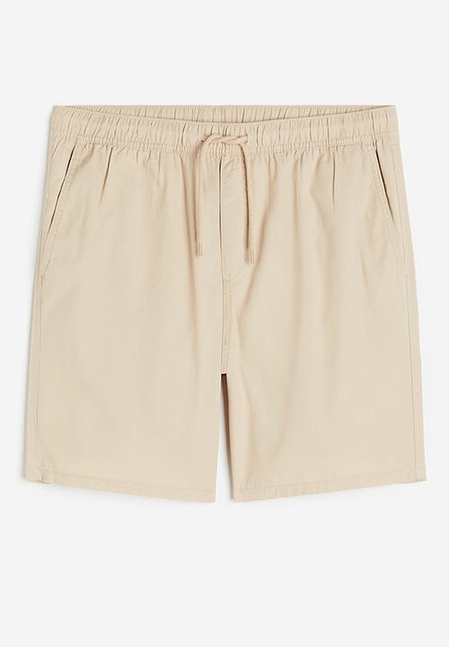 H&M - Regular fit cotton shorts - beige