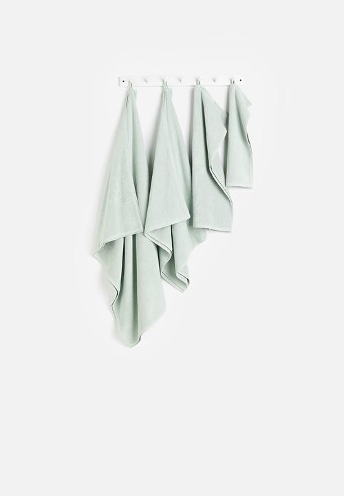 H&M - Terry bath sheet - Green