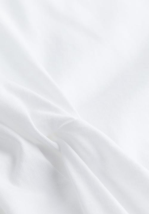 H&M - Appliquéd top - white