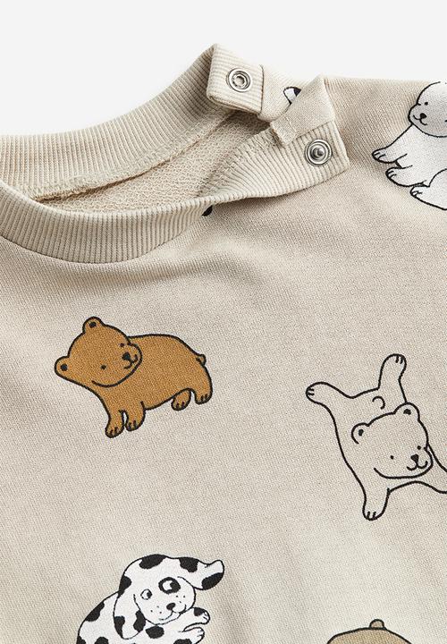 H&M - Cotton sweatshirt - beige