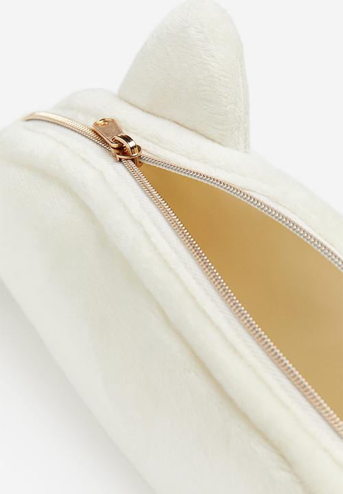 H&M - Pencil case - white cat
