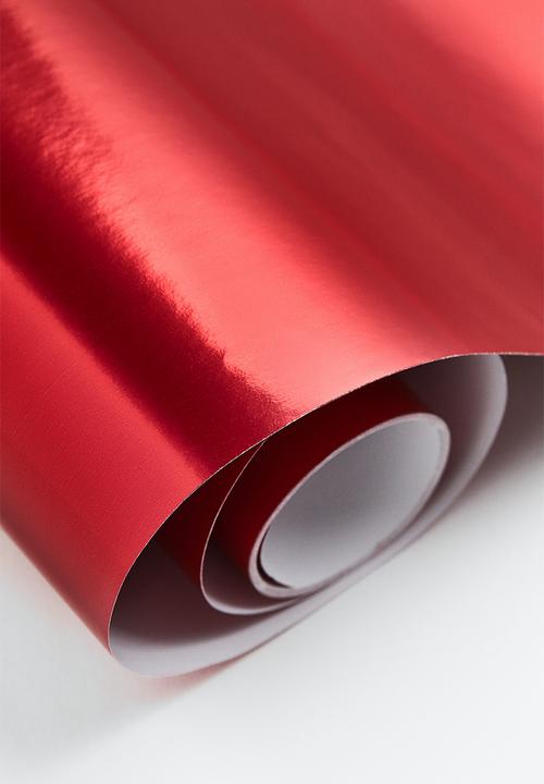 H&M - Shiny gift wrap - Red