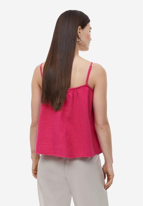 H&M - Strappy top - cerise