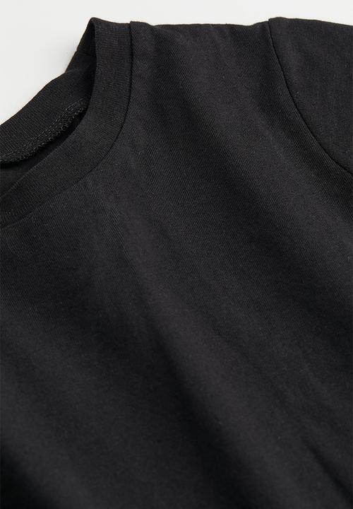 H&M - Cotton T-shirt - black