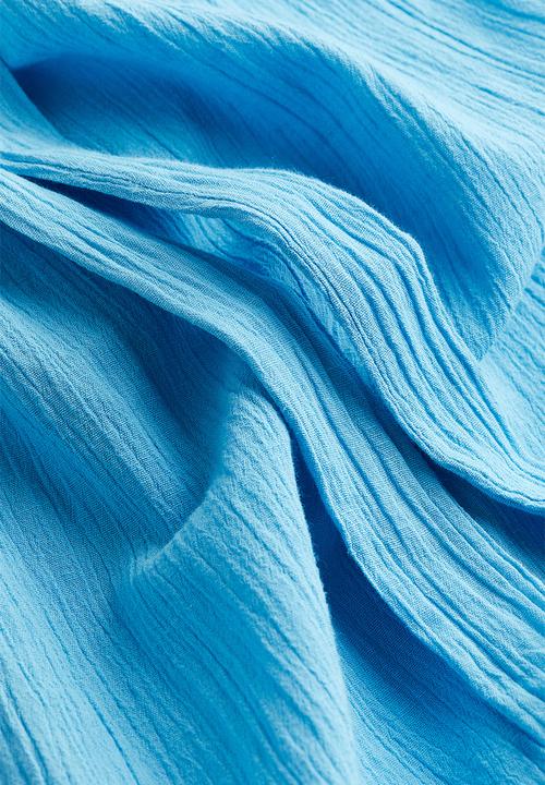 H&M - Tie-strap cotton dress - blue