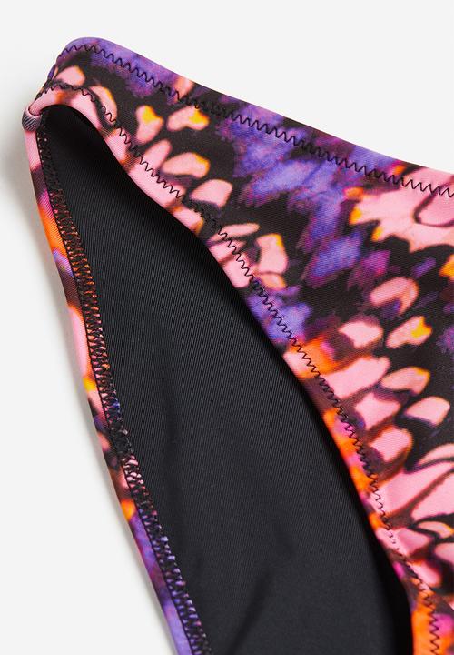 H&M - Bikini bottoms - black/patterned