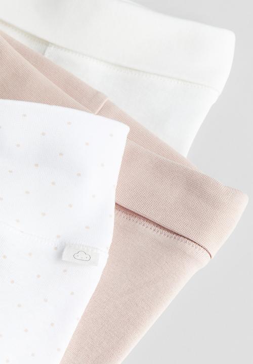 H&M - 3-Pack trousers - Pink & White