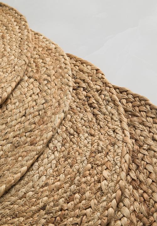 Sixth Floor - Sumba round placemat set of 4 - natural