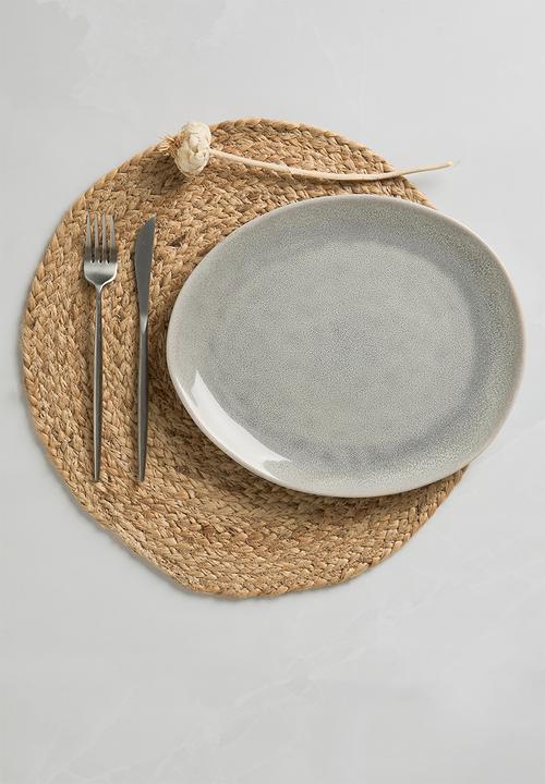 Sixth Floor - Sumba round placemat set of 4 - natural