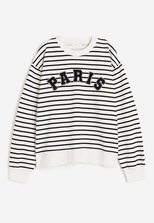 H&M - Crew neck sweatshirt - cream/paris