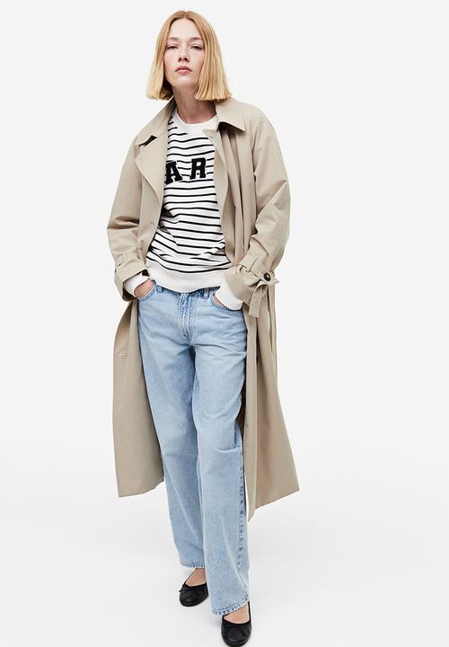 H&M - Crew neck sweatshirt - cream/paris