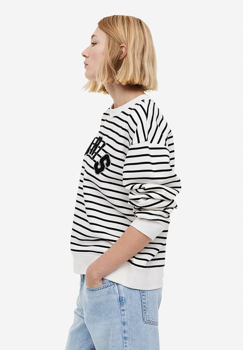 H&M - Crew neck sweatshirt - cream/paris