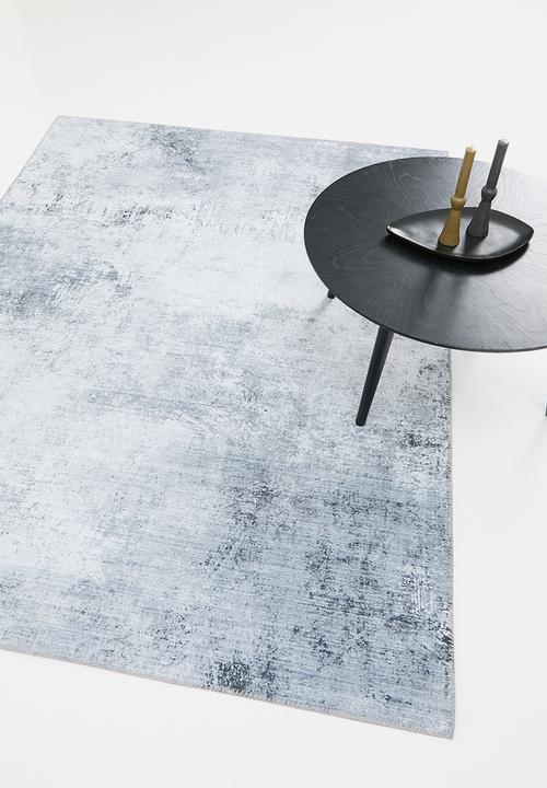 Sixth Floor - Ezra printed rug - distressed grey