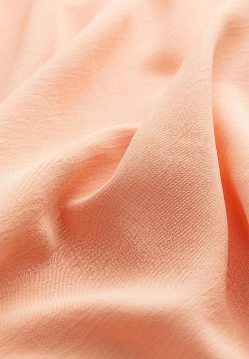 H&M - Draped one-shoulder dress - Orange