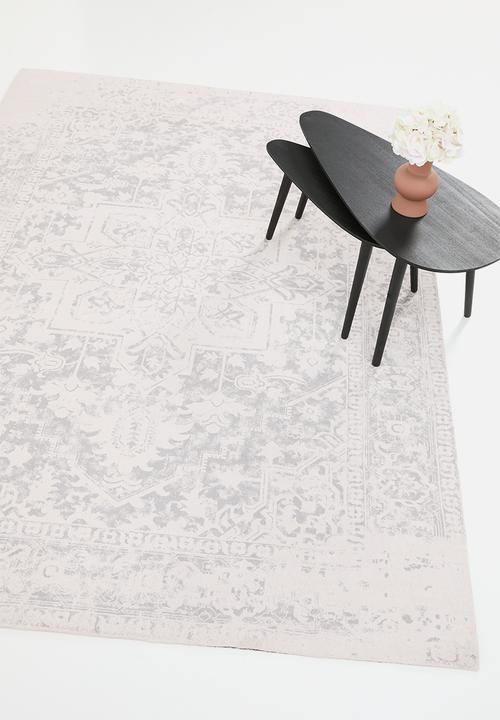 Sixth Floor - Chenille Antique distressed rug - Grey