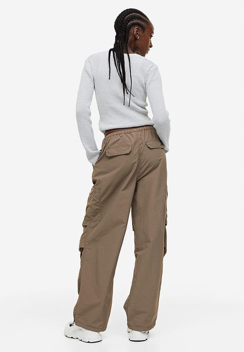 H&M - Parachute trousers - beige