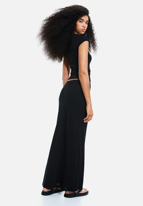H&M - Cap-sleeved top - black