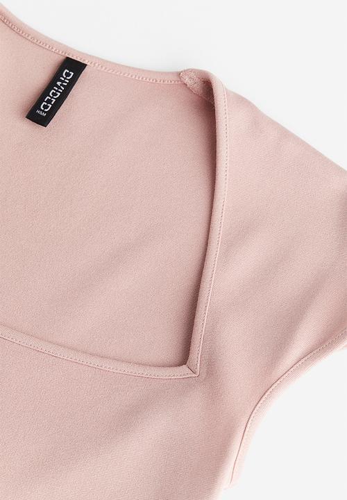 H&M - Cap-sleeved top - pink