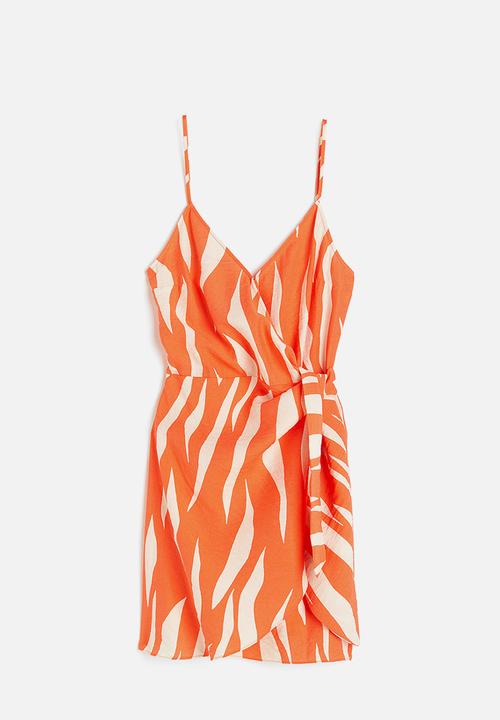 H&M - Wrap dress - orange