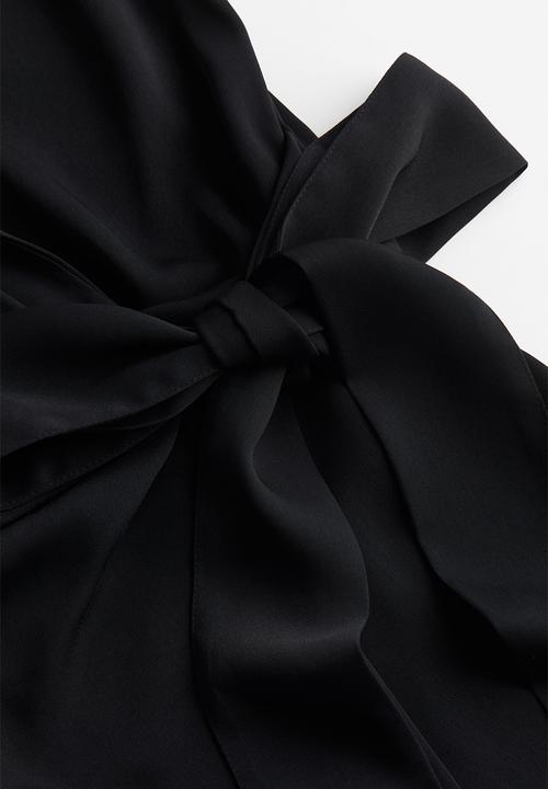 H&M - Blazer wrap dress - black