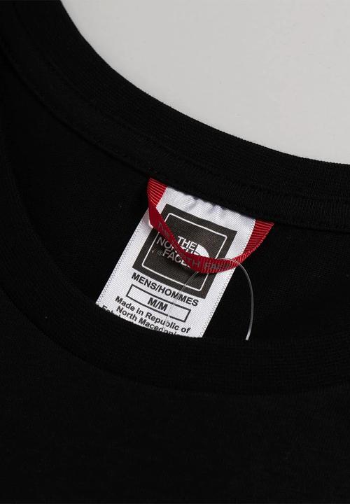 The North Face - M short sleeve rust 2 tee - tnf black & led yellow