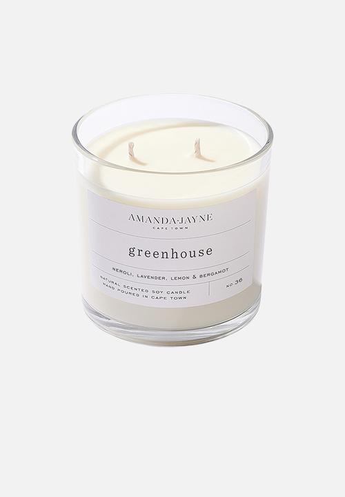 Amanda Jayne - Greenhouse Double Wick Soy Candle - natural