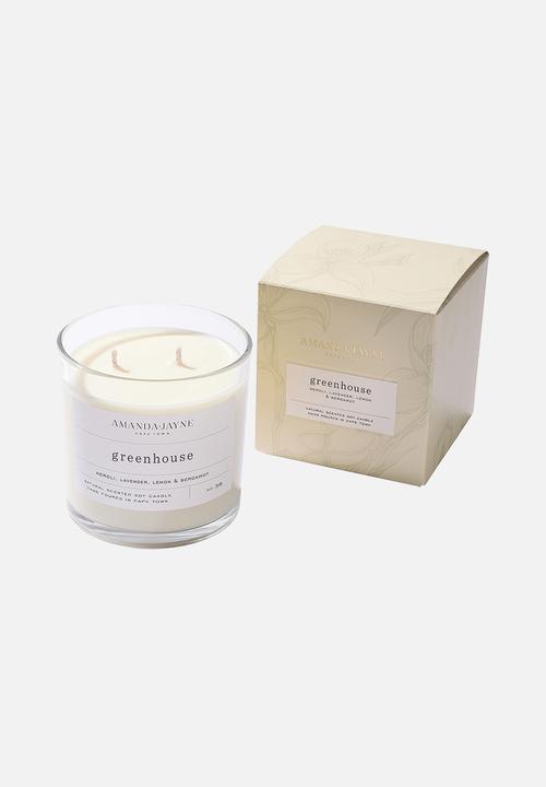 Amanda Jayne - Greenhouse Double Wick Soy Candle - natural