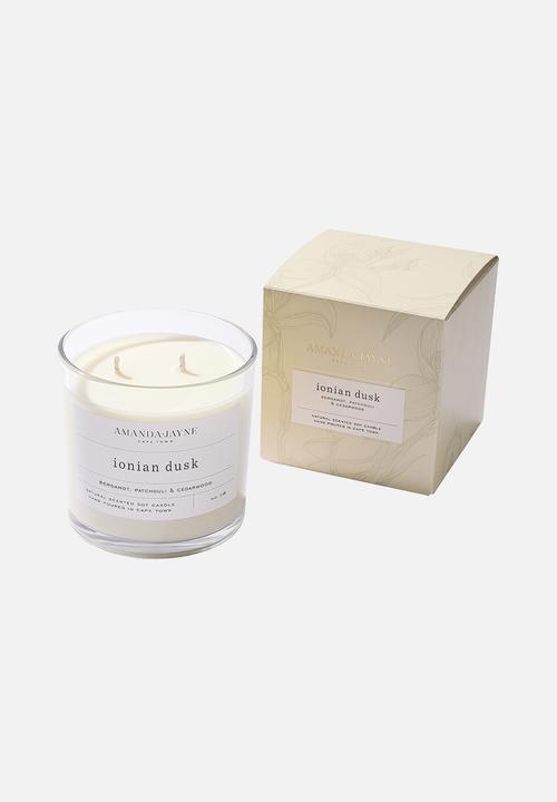 Amanda Jayne - Ionian Dusk Double Wick Soy Candle - natural